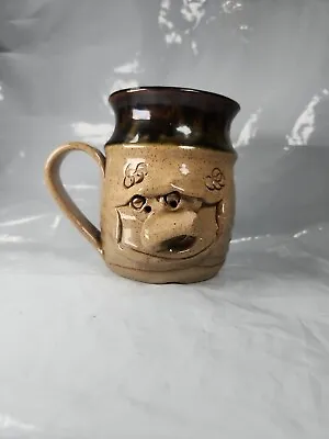 Buy Pretty Ugly Pottery Coffee Mug Cup Face Handmade In Wales Glazed Stoneware • 14.99£
