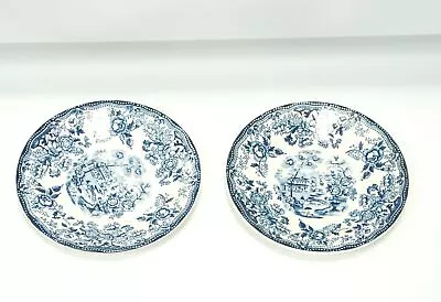 Buy Lot Of 2 Tonquin Royal Staffordshire Dinnerware By Glarice Cliff 5  3/4 Saucer  • 9.64£