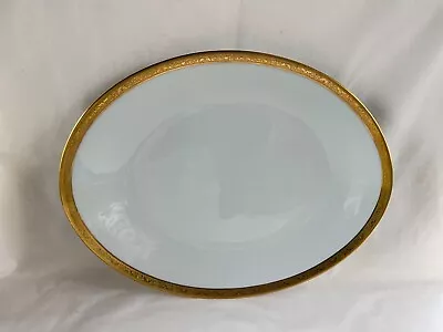 Buy Ceralene Raynaud Limoges Ambassador Gold Large 15  Oval Serving Platter • 240.12£