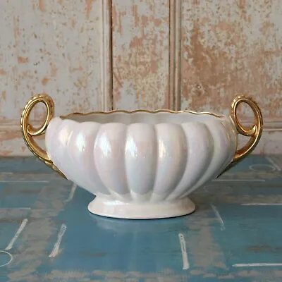 Buy Large Pearlescent Trophy Mantle Vase By H.J.Wood Of Burslem • 29.99£