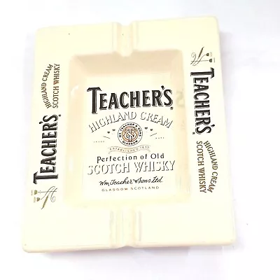Buy Teachers Whisky Ashtray/Highland Cream Scotch Whisky / Seton Pottery • 9.99£