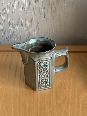Buy Vintage Welsh Pottery Jug, Celtic Griffin Design - Tyn Llan Pottery 10 Cm High • 14£