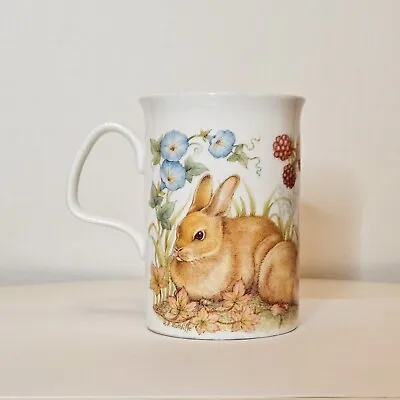 Buy Roy Kirkham Fine Bone China Mug Autumnal Design Of Rabbits/blackberries Uk • 8.95£