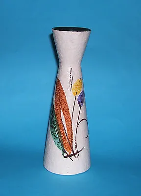 Buy Studio Art Pottery - Attractive Funky Vase - Vibrant Colours - Textured Finish, • 30£