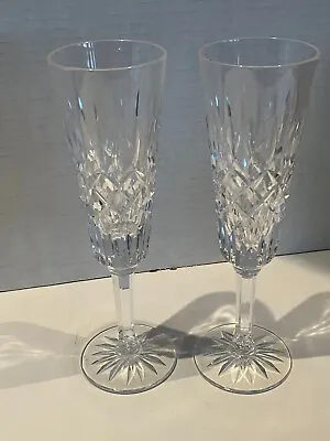 Buy TYRONE Crystal ENNISKILLEN Pair Of Champagne Flutes With Slight Issues MSRP$99ea • 39.82£