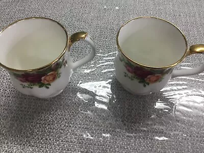 Buy Royal Albert Old Country Roses – Tea/Coffee Mugs X 2. New. Displayed Only • 25£