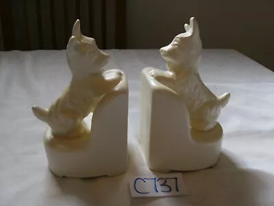 Buy Rare Pair Of Beswick Pottery Scottie Dog Book Ends • 40£