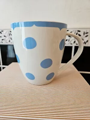 Buy NEW CATH KIDSTON - Blue Polka Dot Large Mug - Approx 11cm - Fine China By Queens • 9.50£