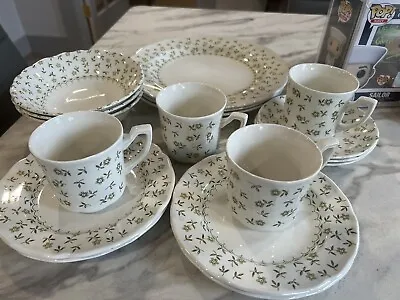 Buy Set 17 Pc J&G Meakin Royal Staffordshire Dinnerware 10 Plates 4 Cups 3 Bowls🇺🇸 • 91.25£