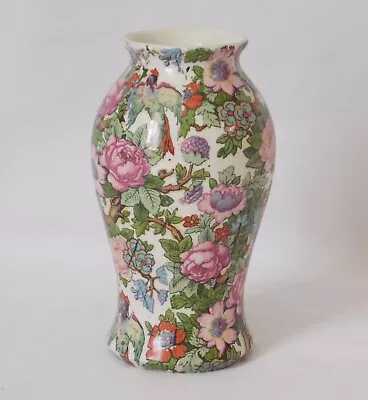 Buy Antique Crown Ducal Ceramic Small Baluster Vase. Chintz Ware. 1915 - 1929 • 19.99£