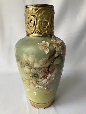Buy Doulton Lambeth ,Faience Vase ,Florence Lewis & Edith Lupton Carrara Ware ,c1880 • 535£