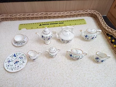 Buy Coalport Bone China Pageant Pattern Miniature Six Piece Tea Set • 10£