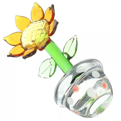 Buy  Sunflower Decoration Crystal Ornaments Office Table Flowers Centerpieces Plant • 9.98£