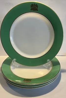 Buy Vintage Pyrex 4  Bright Green Plates La Salle Hotel Of Chicago • 82.04£