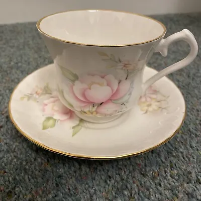 Buy James Kent Old Foley Chinese Rose Tea Cup And Saucer Set • 5£