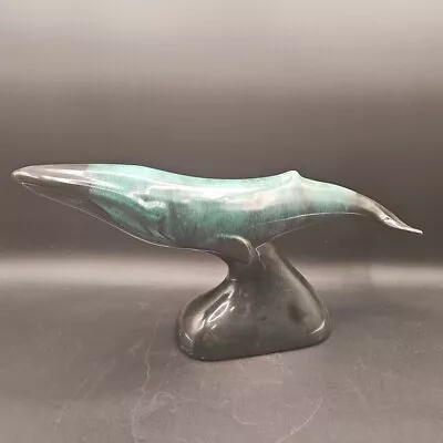 Buy Large Mid Century Modern Blue Mountain Pottery Whale Figurine Made In Canada MCM • 126.49£