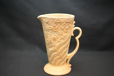 Buy Fabulous Vintage (1930s) Wade Potteries Art Deco Apricot Vase/Pitcher, Iconic • 43£