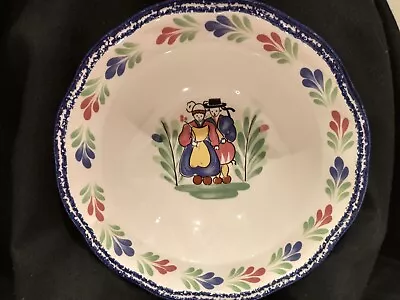 Buy *FAIENCE COLLECTORS* Hand Painted Cute Traditional French  Dish/Bowl France • 4£