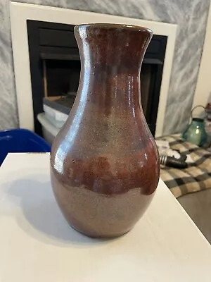 Buy Handmade Pottery Vase Signed By Local Artist 10” Tall • 23.70£