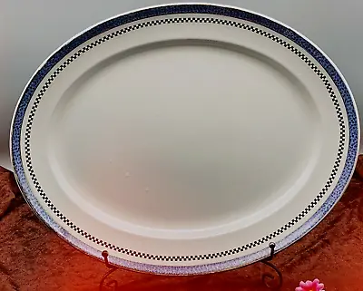 Buy Vintage Losol Ware Pompadour Keeling & Co Burslem  Big Serving Meat Plate • 144£