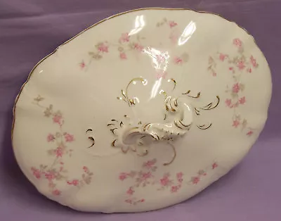 Buy JOHN MADDOCK & SONS ROYAL VITREOUS Pink Flowers LID For DISH ANTIQUE 1880-96 • 16.08£