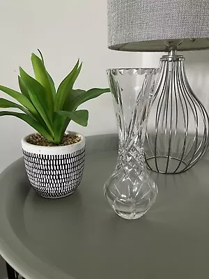 Buy Beautiful Lead Cut Crystal Vase - 8” • 10£