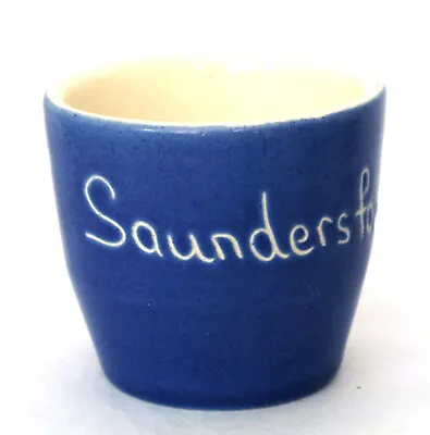 Buy Vintage Devon Blueware Eggcup: Saundersfoot -  Devonmoor Pottery • 9£