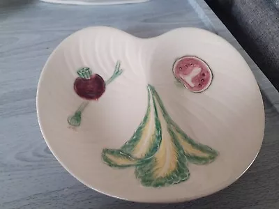 Buy Snack Divided Dish Shorter & Son Ltd Staffordshire Hand Painted Vintage • 8£