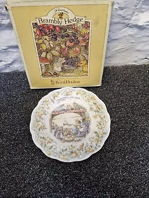 Buy Royal Doulton Brambly Hedge -  Crabapple Cottage  - Plate • 1.20£