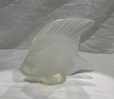 Buy Lalique France Fish Sculpture In 'Frosted Opal' No Box • 94.72£
