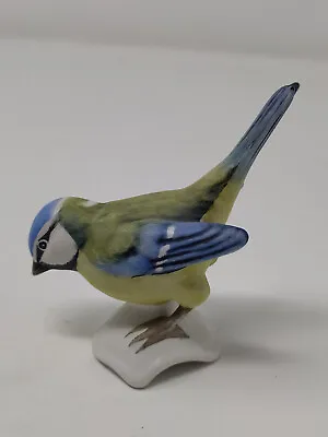 Buy Vintage Goebel Blue Tit Bird Figurine - Matt Finish • 13.99£