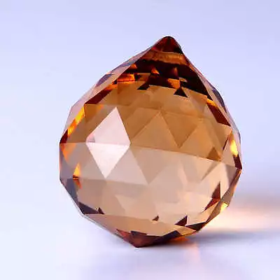 Buy New 1PC 30MM Hanging Crystal Ball Decor Rainbow Prism Windchime Drop Pendant • 1.70£
