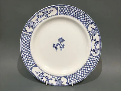 Buy Johnsons Bros Blue & White China “ The Exeter “  Dinner Plate • 7.95£