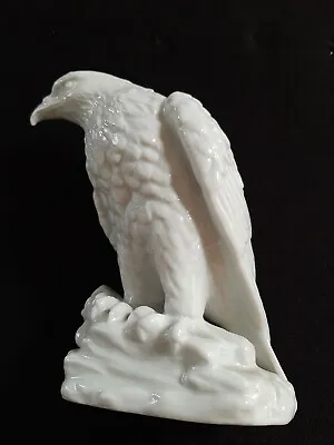 Buy Antique Bavarian Porcelain Eagle.  White.  Nicely Detailed, Realistic Design. • 62.34£