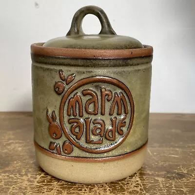 Buy Vintage Tremar Pottery Jar Canister Marmalade Lid • 10.95£