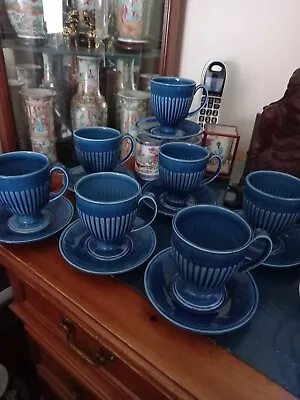 Buy 7 X Carlton Ware Art Deco ATHENA CUPS AND SAUCERS • 27.99£