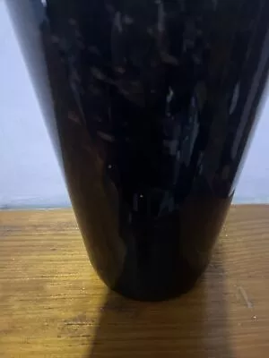 Buy Brown Glass Vase With Gold Flecks Strathearn • 20£