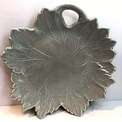 Buy Vintage Woodfield Dove Gray By Steubenville 8  Leaf Shape Tray Plate MCM • 13.11£