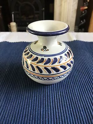 Buy Chacon Talavera Ceramic Vase Hand Made Hand Painted From Spain Vintage • 6£
