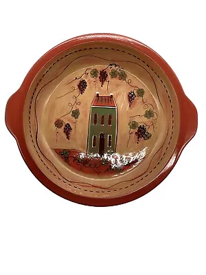Buy Lang Redware Pottery Dish Plate Platter Susan Winget 2005 Farmhouse • 18.88£