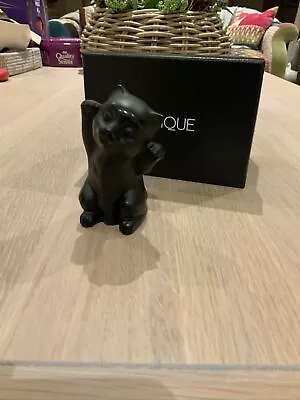 Buy New Lalique Crystal Kitten Sculpture Black 10733400 Brand New Boxed Beautiful • 165£