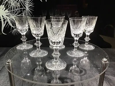 Buy 6 X Edinburgh Crystal “Star Of Edinburgh” - Cordial/Liqueur Glasses - Signed. • 40£