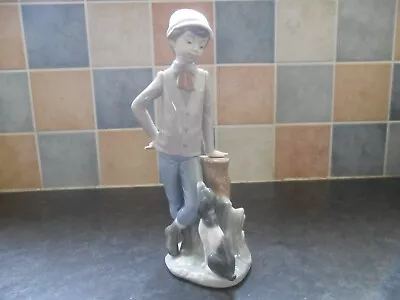 Buy Nao Lladro Boy And Dog Figure • 10£