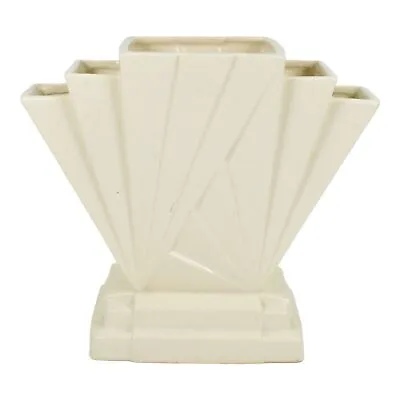 Buy Japan Art Deco Pottery Matte White Ceramic Vase • 89.78£