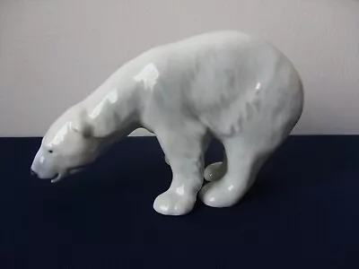 Buy Royal Copenhagen Polar Bear Figurine Model Number 054 • 50£