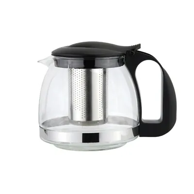 Buy Glass Teapots Heat Resistant Herb Leaf Tea Coffee Pot Infuser Strainer 2 Cups • 9.49£
