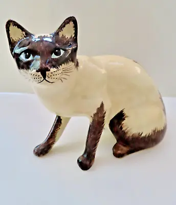 Buy Babbacombe Pottery   Siamese Cat Crouching • 50£