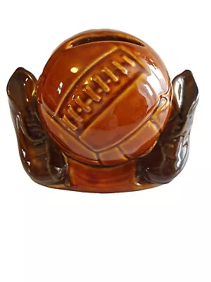 Buy VTG SZEILER StudioNo. 227 Football & Boots Pottery Money Box Hand Painted • 5.50£