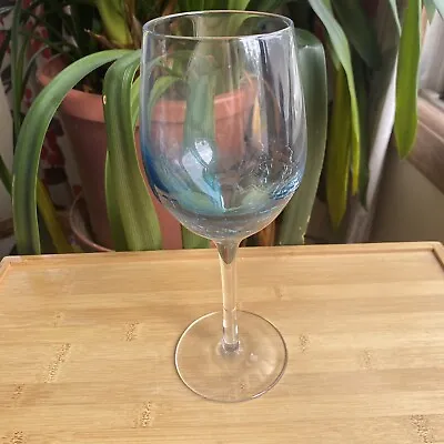 Buy Pier 1 Blue Teal Crackle White Wine Water Glass Replacement • 19.18£