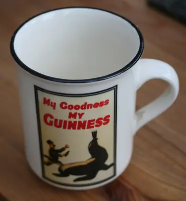 Buy Vintage 1950s Guiness Mug. My Goodness My Guiness. Carrigaline Pottery. • 22£